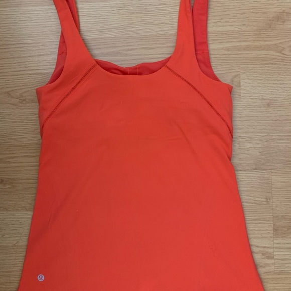 Lululemon Orange/Red Adjustable Tank - Picture 2 of 4